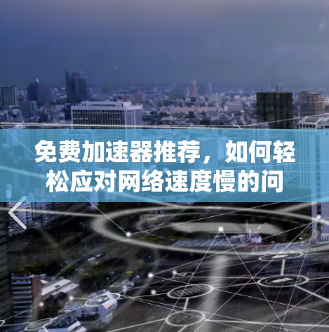 免费加速器推荐，如何轻松应对网络速度慢的问题