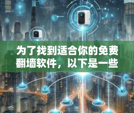 为了找到适合你的免费翻墙软件，以下是一些推荐，每个软件都有其独特的优势和适用场景